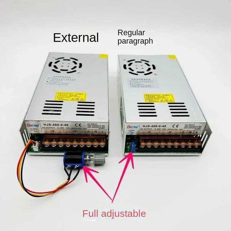 Adjustable Dual Display Power Supply With Multiple Voltage And Wattage Options 1