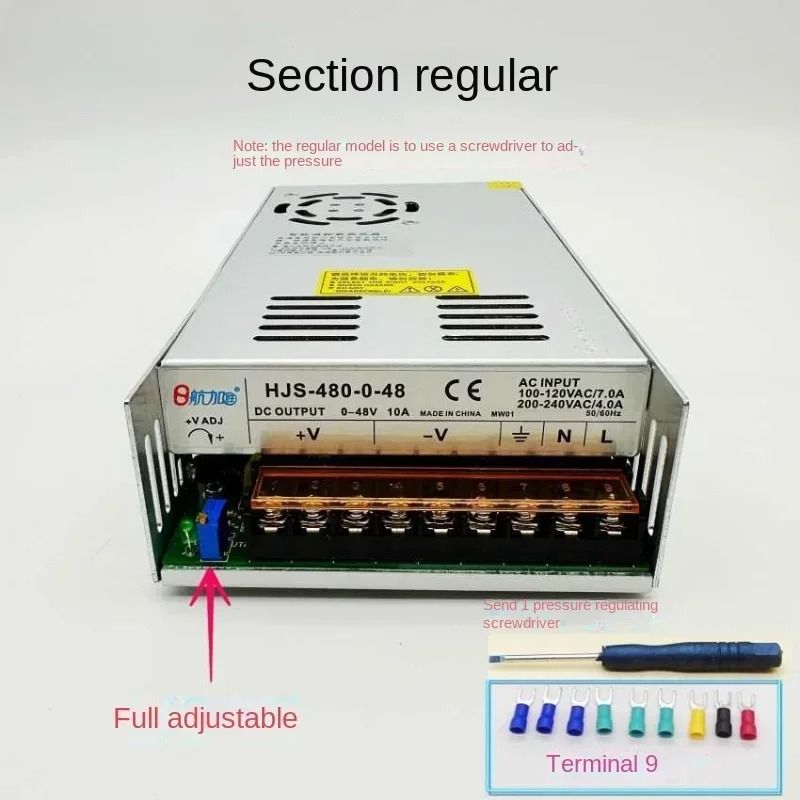 Adjustable Dual Display Power Supply With Multiple Voltage And Wattage Options 3