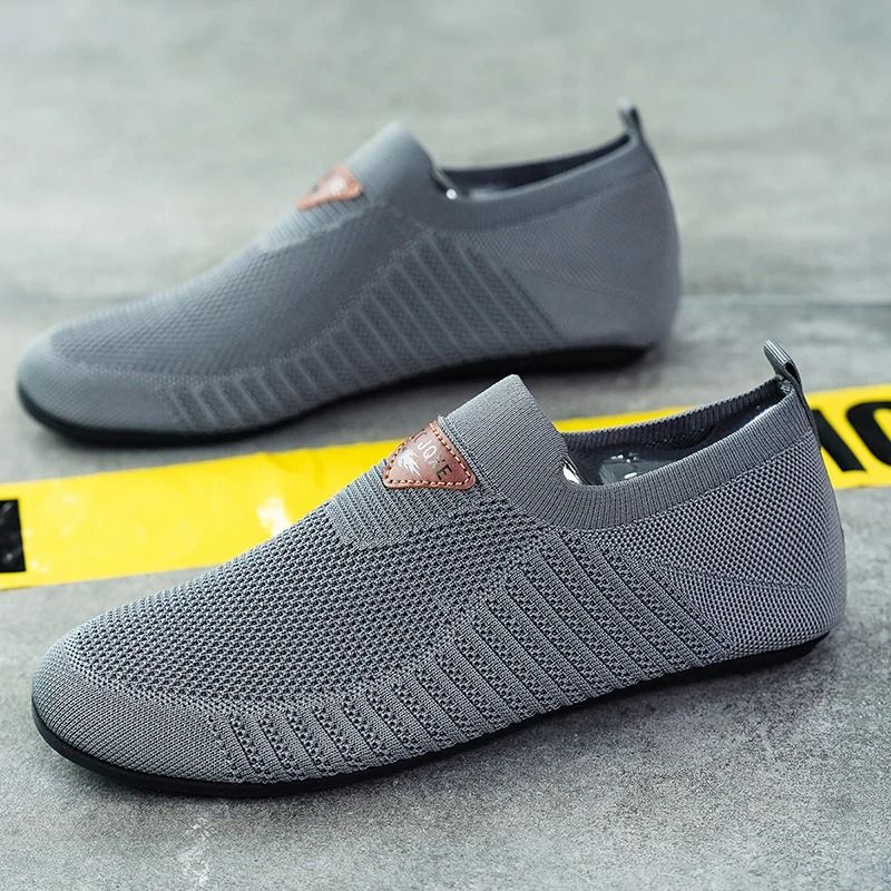 Mens Breathable Mesh Loafers Lightweight Summer Driving Moccasins Slip On Casual Shoes 9