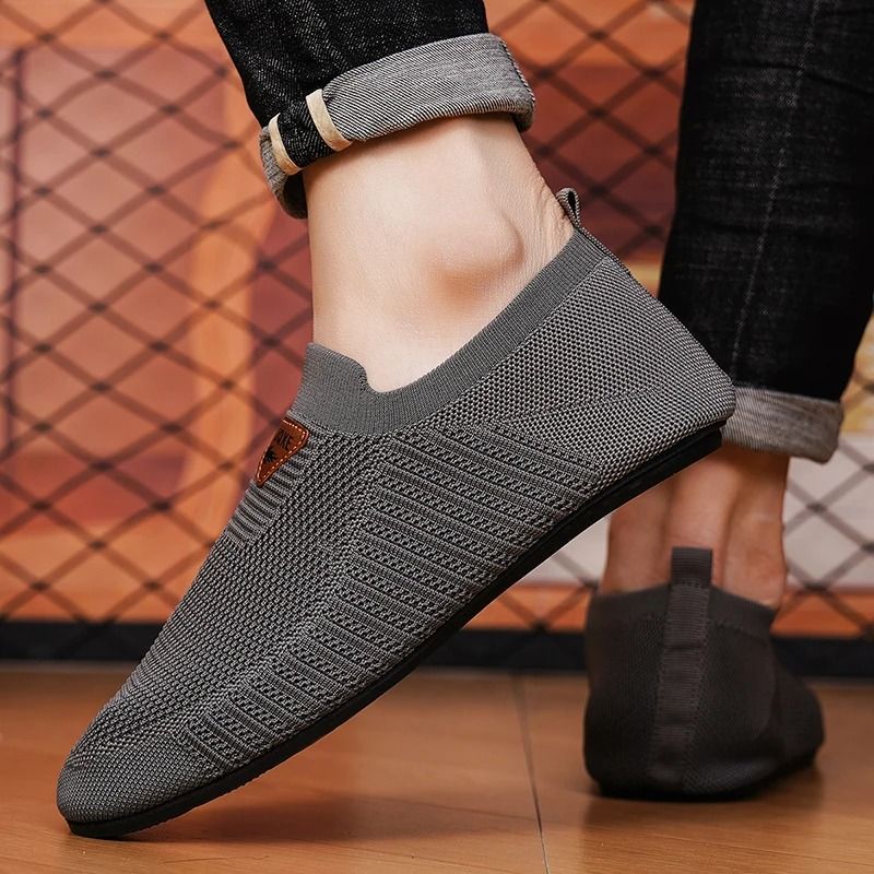 Mens Breathable Mesh Loafers Lightweight Summer Driving Moccasins Slip On Casual Shoes 5