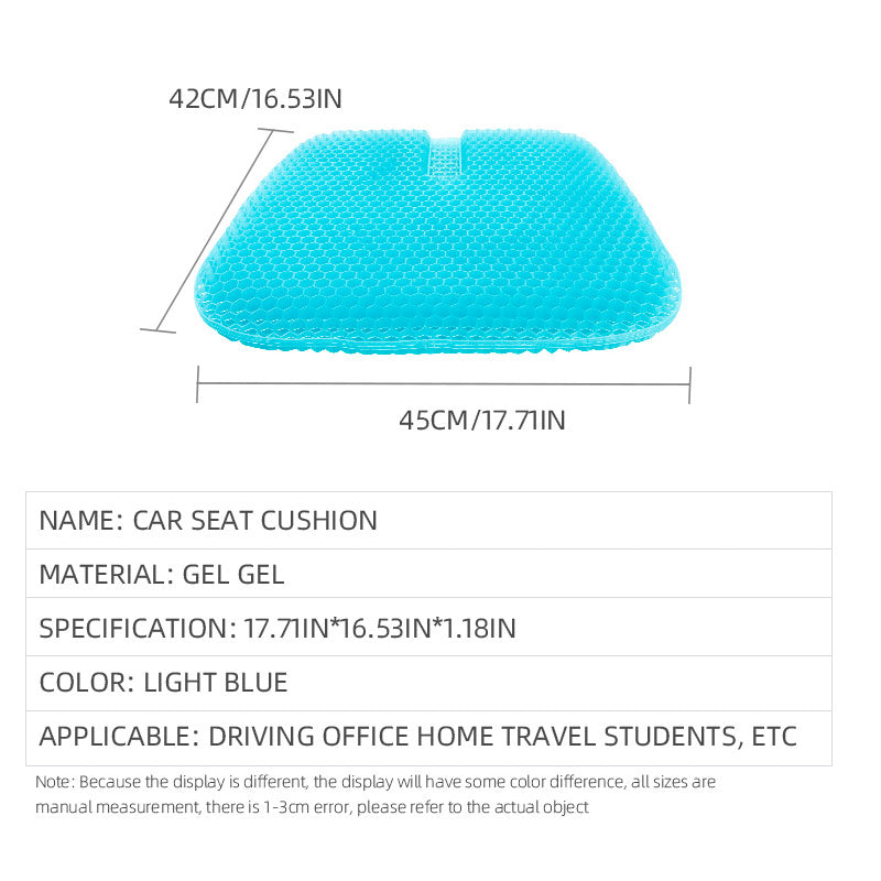 TPE Gel Cushion Honeycomb Egg Seat Pad Double Square Office Chair Cushion  Breathable Car Seat Cush 2