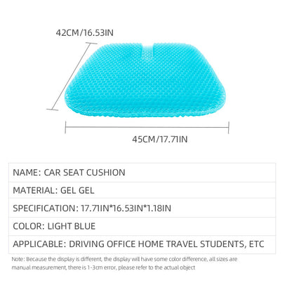 TPE Gel Cushion Honeycomb Egg Seat Pad Double Square Office Chair Cushion  Breathable Car Seat Cush 2