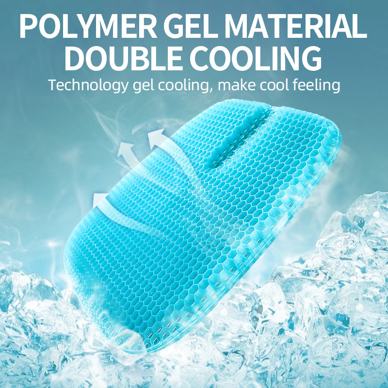 TPE Gel Cushion Honeycomb Egg Seat Pad Double Square Office Chair Cushion  Breathable Car Seat Cush 4
