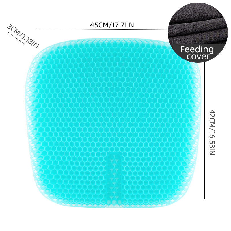 TPE Gel Cushion Honeycomb Egg Seat Pad Double Square Office Chair Cushion  Breathable Car Seat Cush 6