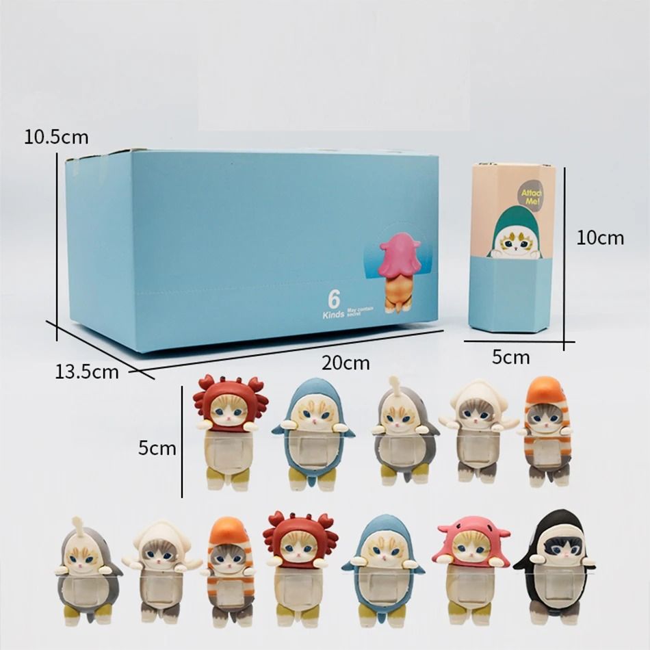 Cute Cat Party Blind Box Mini Figurine Collection 5