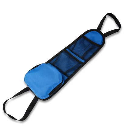 Universal Car Seat Organizer, Auto Seat Side Storage Hanging Bag with Multi-Pocket, Drink Holder, Mesh Pockets for Phone