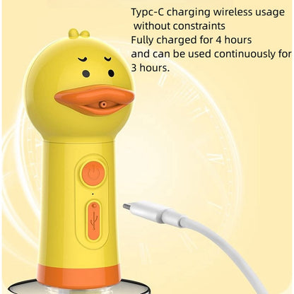 Yellow Duck Pet Cleaning Bathing Electric Foam Machine USB Charging Automatic Soap Dispenser For Do 2