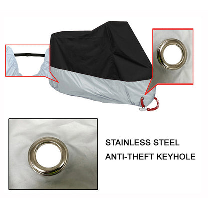Universal Motorcycle Cover Waterproof Outdoor UV Protector Dustproof Bike  Scooter Covers 2