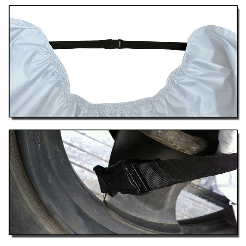 Universal Motorcycle Cover Waterproof Outdoor UV Protector Dustproof Bike  Scooter Covers 3