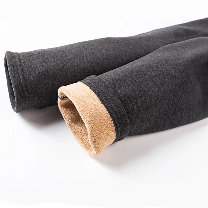 Mens Thermal Underwear Fleece Lined Winter Pants 5
