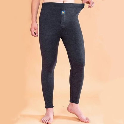 Mens Thermal Underwear Fleece Lined Winter Pants 8