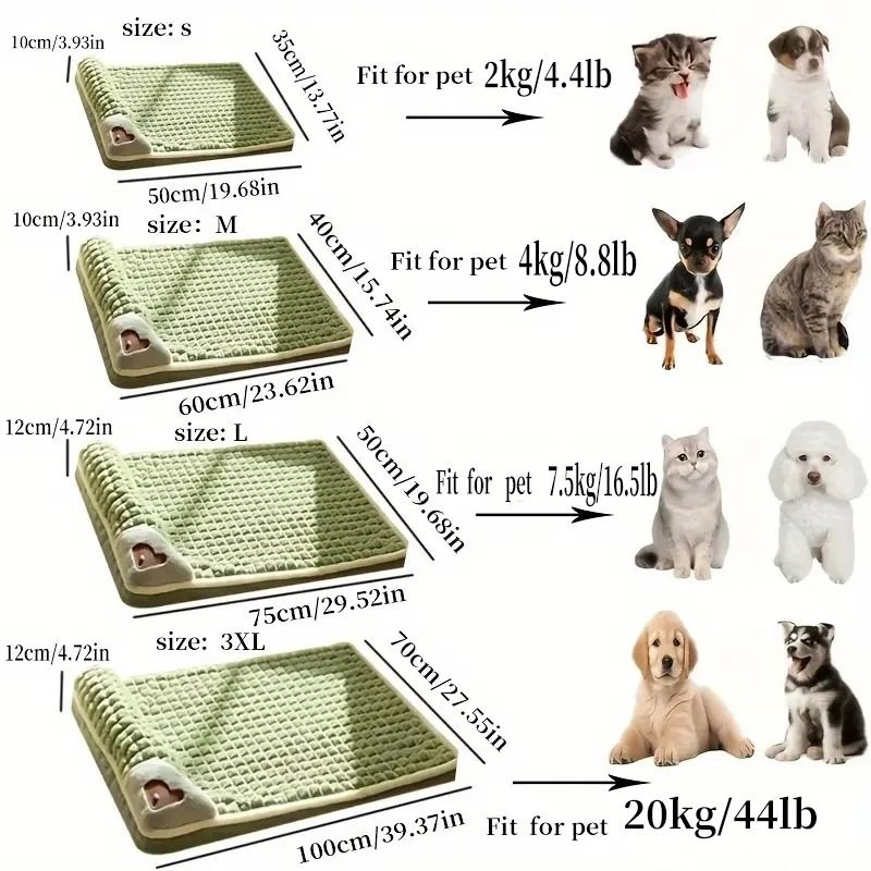 Winter Plush Dog Bed With Removable Washable Cover 1