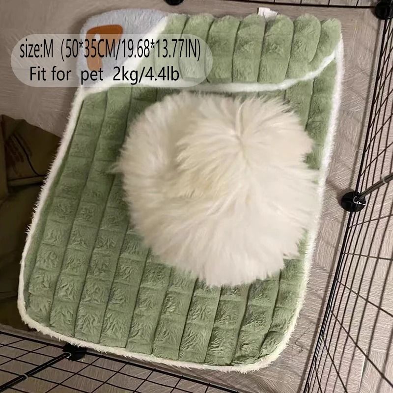 Winter Plush Dog Bed With Removable Washable Cover 3