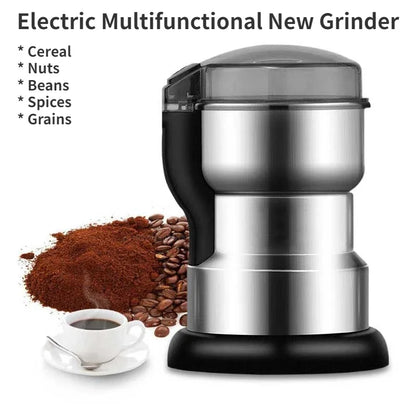 Electric Coffee Grinder Machine Multifunctional Kitchen Grinder For Beans Nuts Spices  Grains With  1