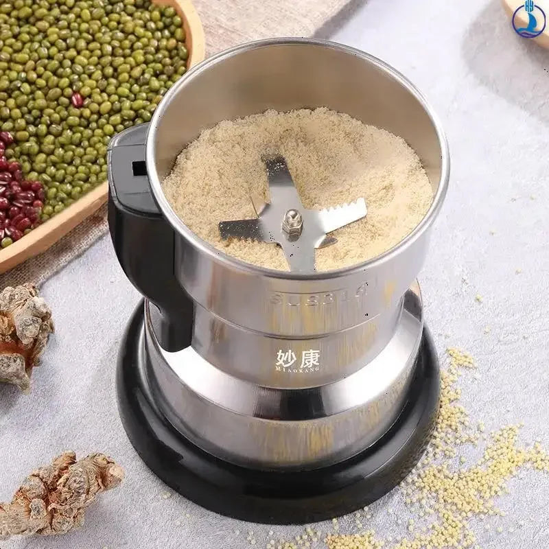 Electric Coffee Grinder Machine Multifunctional Kitchen Grinder For Beans Nuts Spices  Grains With  2