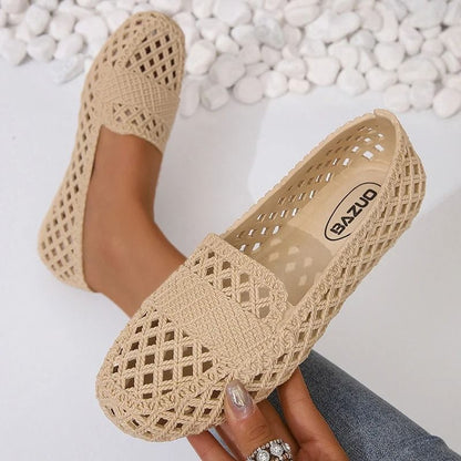 Womens Flat Sole Casual Sandals with Non Slip Toe Cap