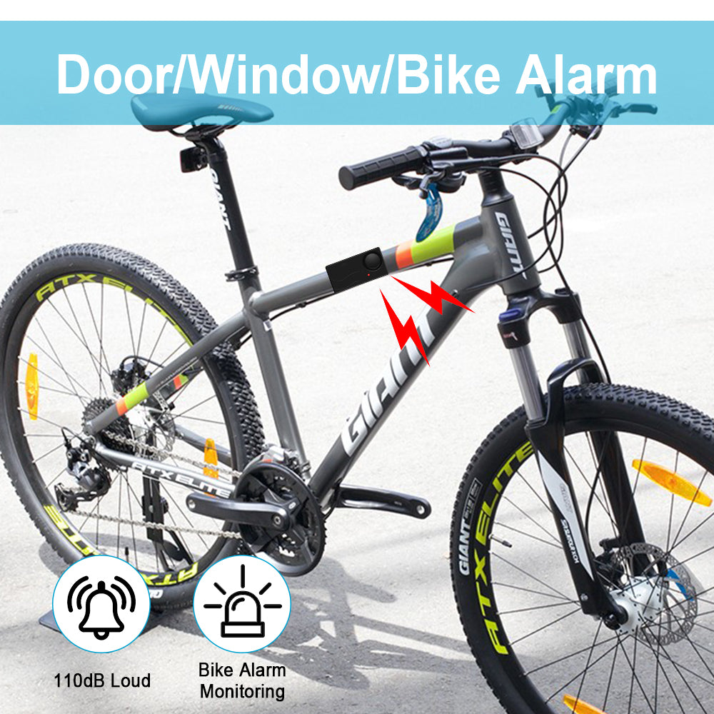 Anchtek Loud Alarm Wireless Vibration Alarm With Remote Control AntiTheft Alarm For Motorcycle Bike 2