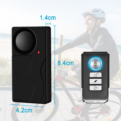 Anchtek Loud Alarm Wireless Vibration Alarm With Remote Control AntiTheft Alarm For Motorcycle Bike 7
