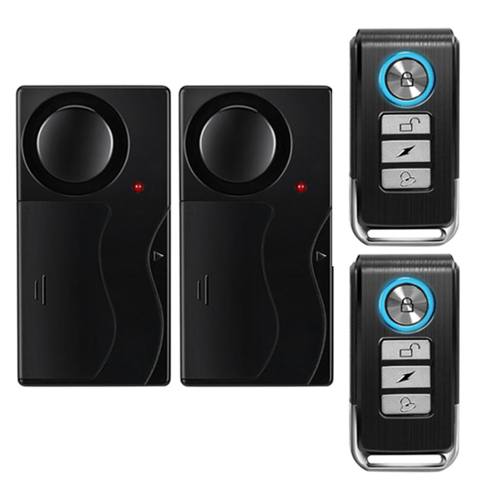 Anchtek Loud Alarm Wireless Vibration Alarm With Remote Control AntiTheft Alarm For Motorcycle Bike 6