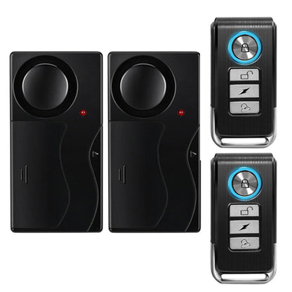 Anchtek Loud Alarm Wireless Vibration Alarm With Remote Control AntiTheft Alarm For Motorcycle Bike 6