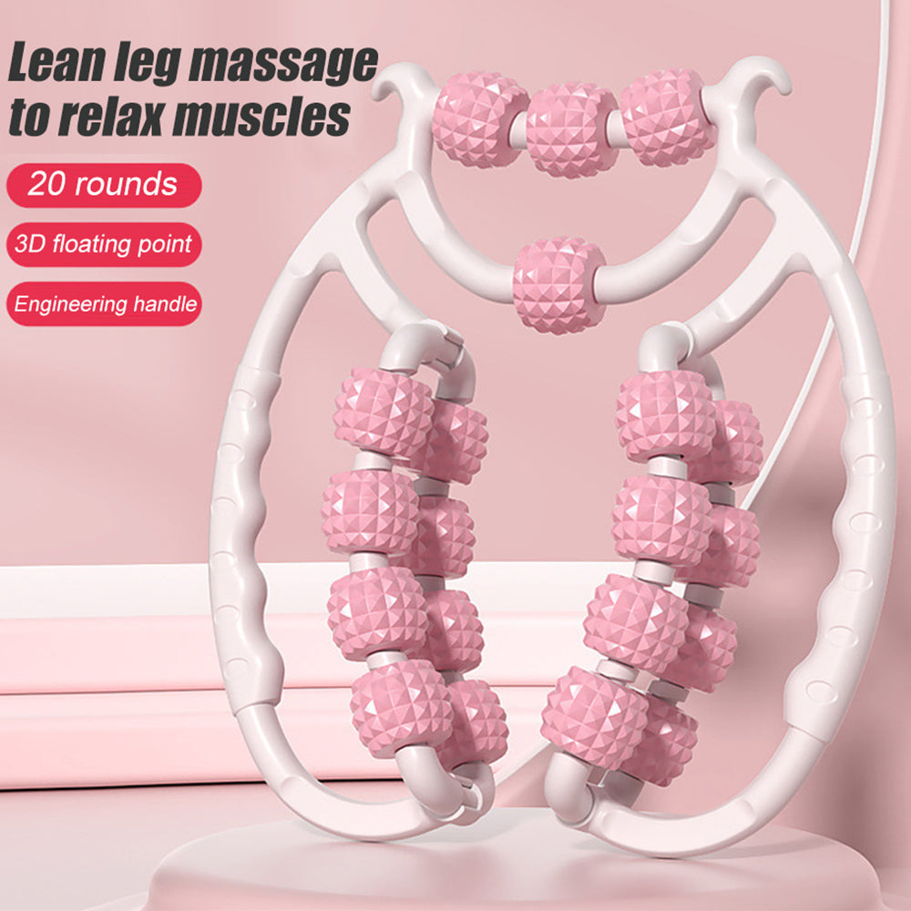 Newest Wheel Leg Clamp AntiCellulite Massager Annular Slimming Roller For Body Massage Muscle Relax 1