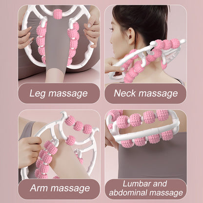 Newest Wheel Leg Clamp AntiCellulite Massager Annular Slimming Roller For Body Massage Muscle Relax 4