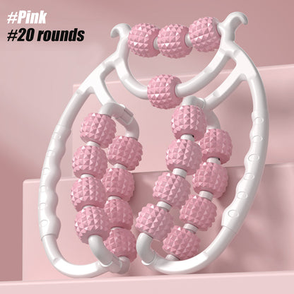 Newest Wheel Leg Clamp AntiCellulite Massager Annular Slimming Roller For Body Massage Muscle Relax 9