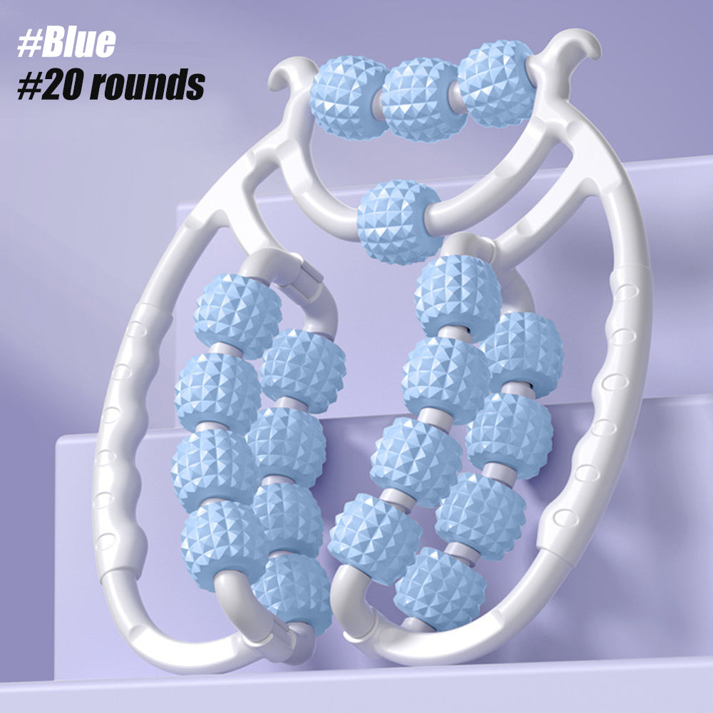 Newest Wheel Leg Clamp AntiCellulite Massager Annular Slimming Roller For Body Massage Muscle Relax 8