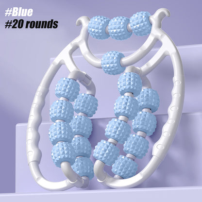 Newest Wheel Leg Clamp AntiCellulite Massager Annular Slimming Roller For Body Massage Muscle Relax 8