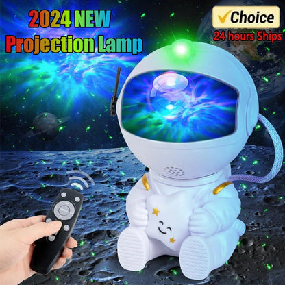 Galaxy Star Astronaut Projector LED Night Light Starry Sky Projector Lamp For Bedroom Decoration Ki 2