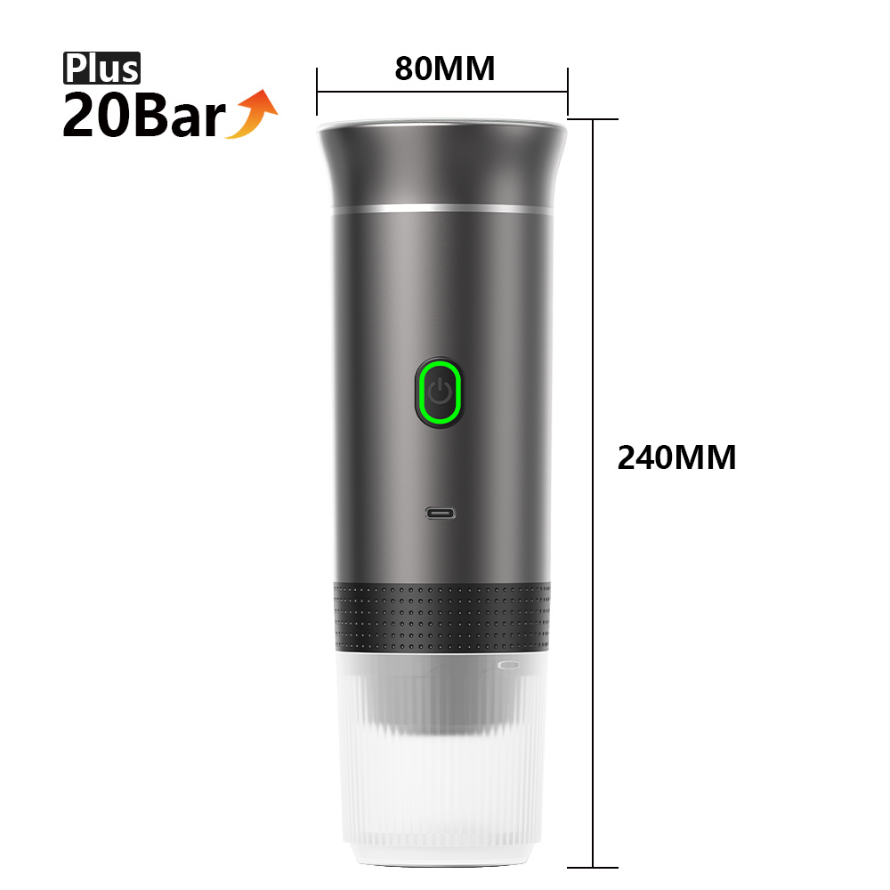 Wireless Electric Portable Espresso Coffee Machine Capsule  Powder Travel Coffee Maker For Car Home 6