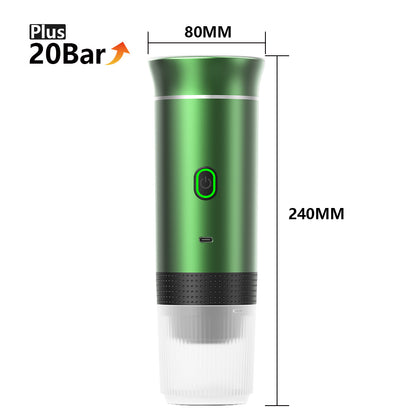 Wireless Electric Portable Espresso Coffee Machine Capsule  Powder Travel Coffee Maker For Car Home 7