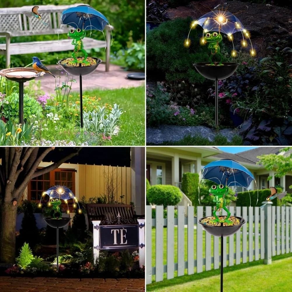 Solar Frog Garden Stake Light 3