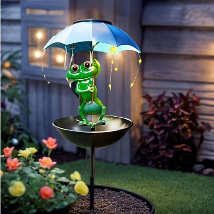 Solar Frog Garden Stake Light 4