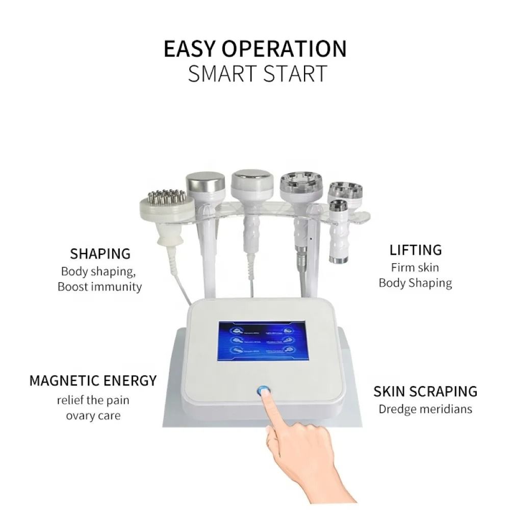 Six In One 120K Cavitation RF Vacuum Body Sculpting Device 2