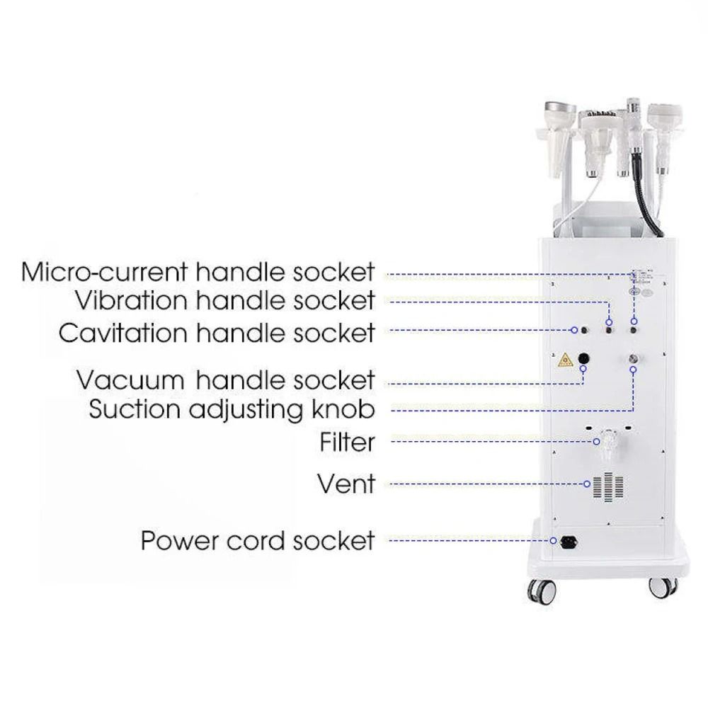 Six In One 120K Cavitation RF Vacuum Body Sculpting Device 4