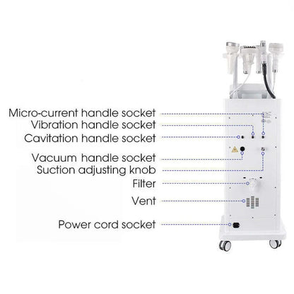 Six In One 120K Cavitation RF Vacuum Body Sculpting Device 4