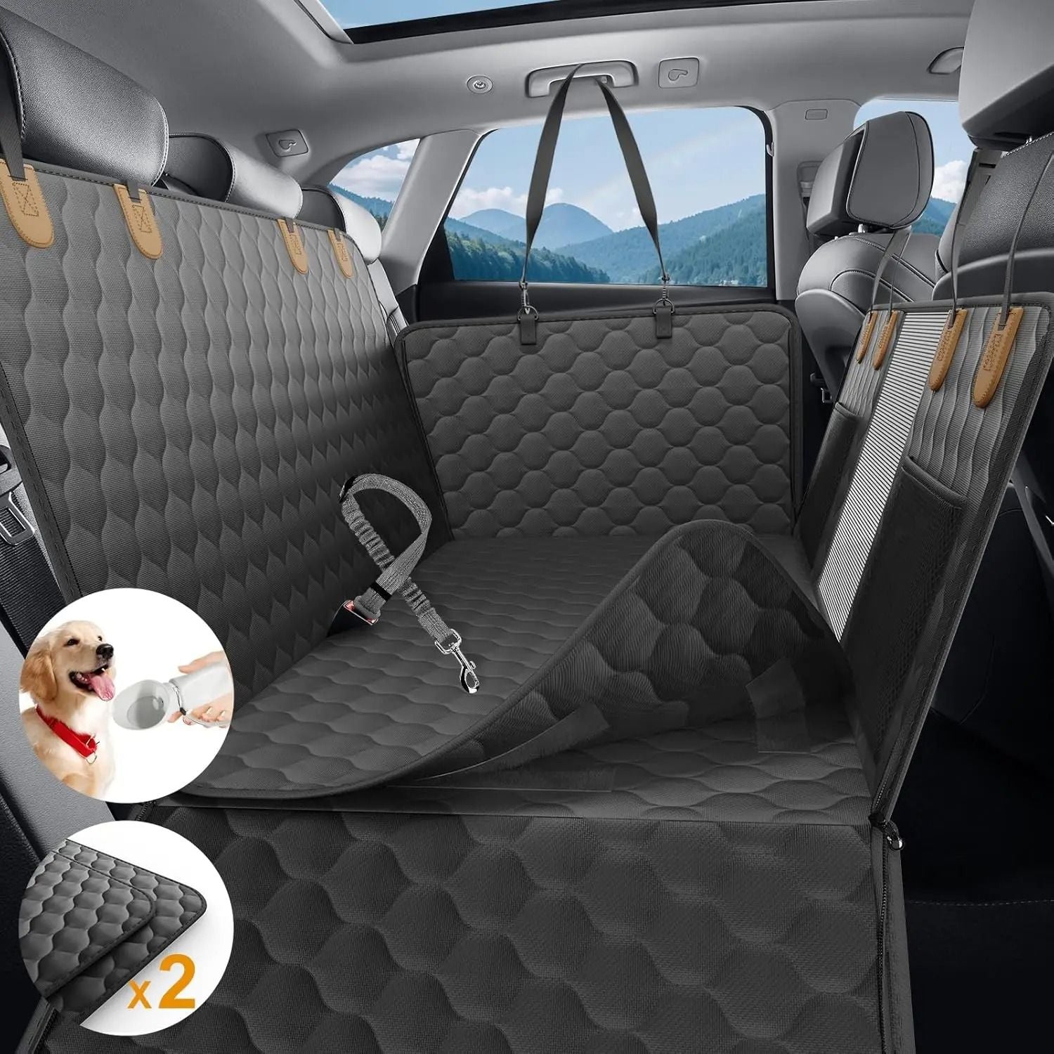 Waterproof Car Seat Hammock for Pets