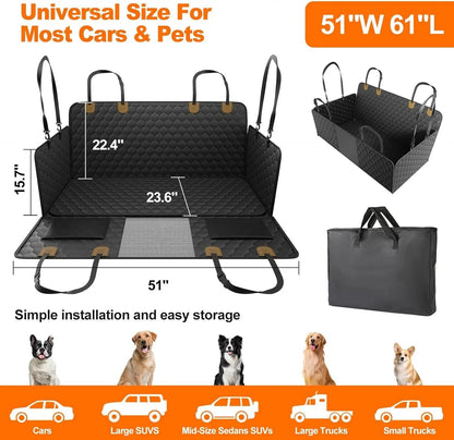Waterproof Car Seat Hammock For Pets 6