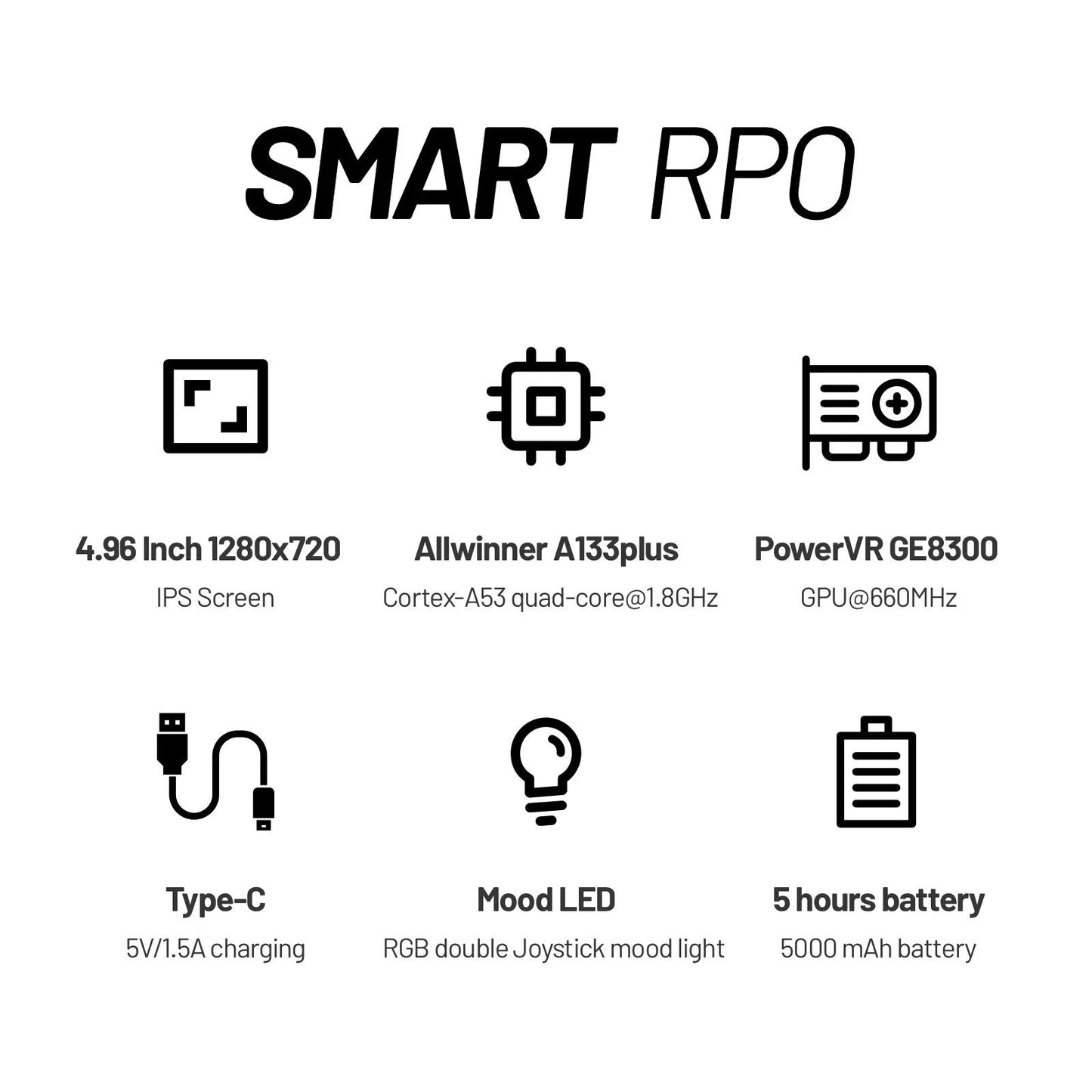 Smart Pro Portable Retro Game Console With IPS Display 4