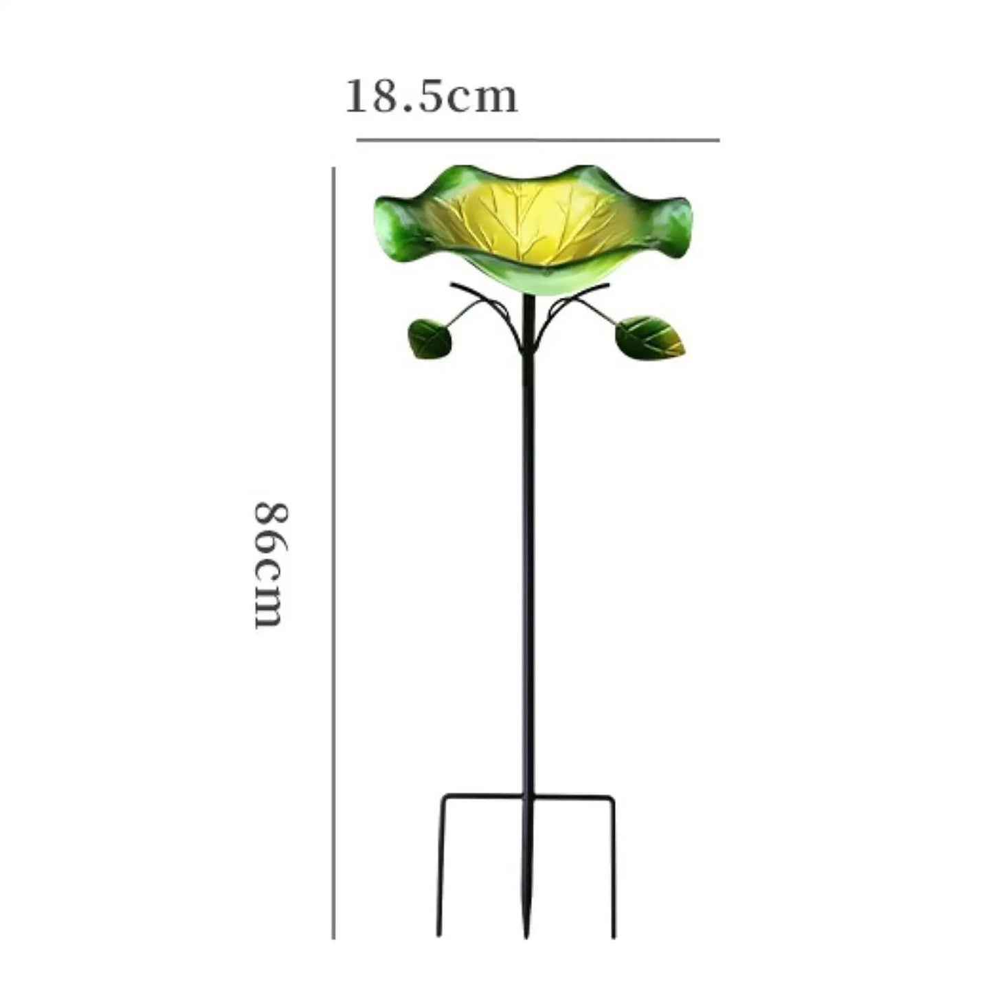 Freestanding Metal Bird Bath And Feeder For Outdoor Decor 9