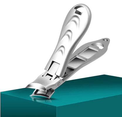 Golden Cicada AntiSplash Nail Clipper Wide Jaw Stainless Steel Manicure Tool 6