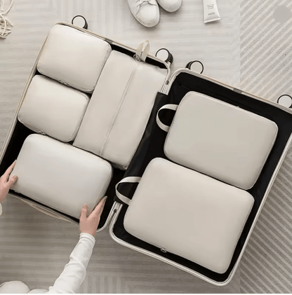 TravelEase 6Piece Packing Cube Set Large Capacity Luggage Organizer 1
