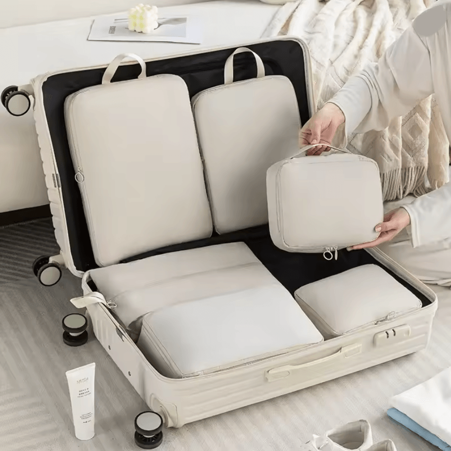 TravelEase 6Piece Packing Cube Set Large Capacity Luggage Organizer 4