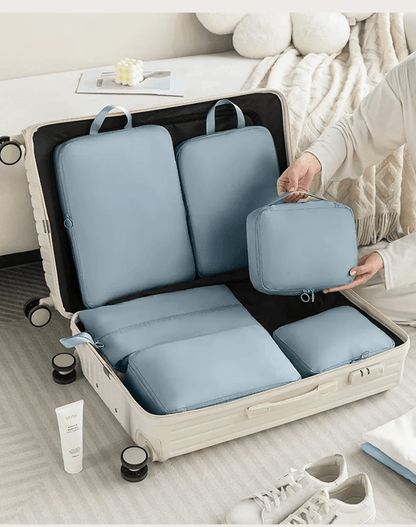 TravelEase 6Piece Packing Cube Set Large Capacity Luggage Organizer 3
