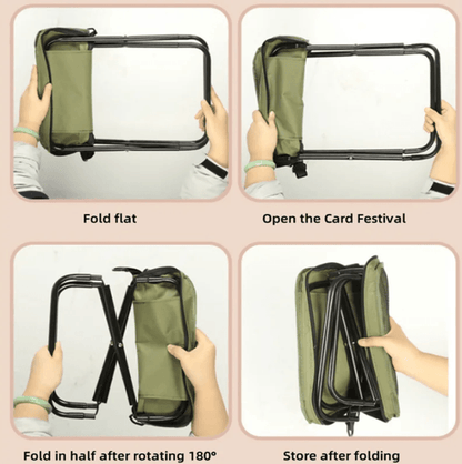 TrailMate Backpack Stool Portable Foldable Camping Seat 2