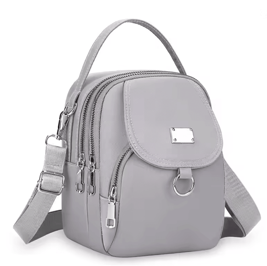 UrbanEase 3Layer Oxford Mini Shoulder Bag Lightweight Crossbody 3