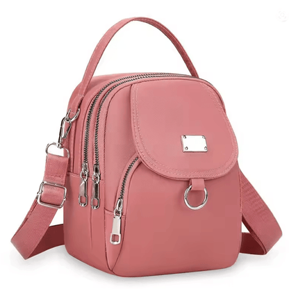 UrbanEase 3Layer Oxford Mini Shoulder Bag Lightweight Crossbody 5