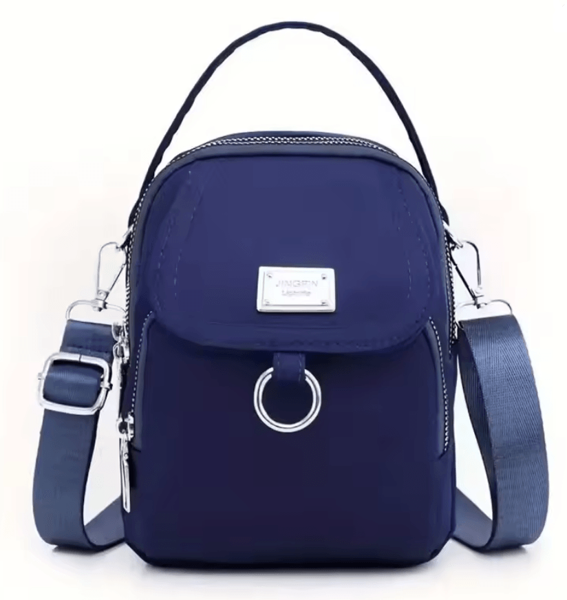 UrbanEase 3Layer Oxford Mini Shoulder Bag Lightweight Crossbody 6
