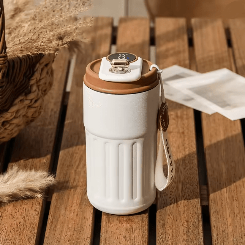 ThermoSense Digital Temperature Display Thermal Mug Smart Stainless Steel Bottle 2